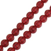 Turquoise Beads, Pumpkin, red, 14mm, Hole:Approx 1mm, Length:Approx 15.5 Inch, 10Strands/Lot, Sold By Lot