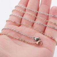 Stainless Steel Necklace Chain, fashion jewelry, more colors for choice, Sold Per Approx 50 cm Strand