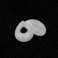 Natural Jade Beads, Jade Burma, Teardrop, polished, DIY, white, 15*11*5mm, 10PCs/Bag, Sold By Bag