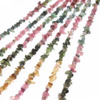 Gemstone фишки, Турмалин, DIY & разный размер для выбора, разноцветный, продается Strand
