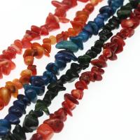 Gemstone Chips, Coral, different color and pattern for choice & DIY & different size for choice, more colors for choice, Sold By Strand