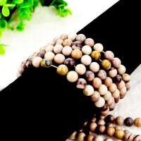 Rainbow vene perle, Rainbow Veines Stone, Krug, uglađen, možete DIY & različite veličine za izbor, Prodano By Strand