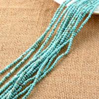 Turquoise Beads Natural Turquoise Round polished DIY blue 3mm Sold By Strand