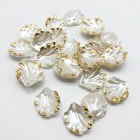 Acrylic Pendants, plated, DIY & different size for choice, white, 200PCs/Bag, Sold By Bag