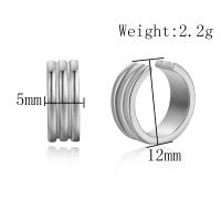 Fashion Earring Cuff and Wraps, Brass, Round, plated, fashion jewelry & for woman, more colors for choice, 12*5mm, Sold By Pair