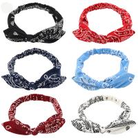Headband, Cloth, with Rubber Band, Round, fashion jewelry & for woman, more colors for choice, 170*270mm, Sold By PC