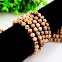Natural Picture Jasper Beads Round polished DIY Sold By Strand