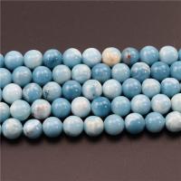 Gemstone Jewelry Beads, Larimar, Round, polished, DIY & different size for choice, Sold By Strand