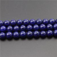 Lapislazuli Perlen, rund, poliert, DIY & verschiedene Größen vorhanden, verkauft von Strang