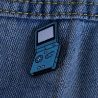 Zinklegering broches, Zinc Alloy, mode sieraden & uniseks, blauw, 1.6x2.8cm, Verkocht door PC