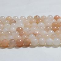 avventurina rosa perla, Cerchio, lucido, DIY & formato differente per scelta, Venduto per Appross. 15 pollice filo