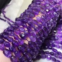 Natürliche Amethyst Perlen, Klumpen, poliert, DIY, violett, 10-12mm, verkauft per ca. 15 ZollInch Strang