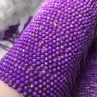 Perles bijoux en pierres gemmes, Lepidolite naturel, Rond, poli, DIY & facettes, violet, 3.5-4mm, Vendu par Environ 15 pouce brin