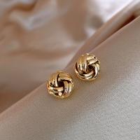 Zinc Alloy Stud Earring plated fashion jewelry & for woman nickel lead & cadmium free 10mm Sold By Pair