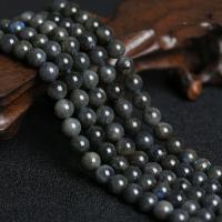 Labradorit Perlen, rund, poliert, DIY & verschiedene Größen vorhanden, verkauft von Strang