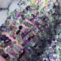 Бусины из флюорита, Красочные флюорита, Комкообразная форма, полированный, DIY, разноцветный, Продан через Приблизительно 16 дюймовый Strand