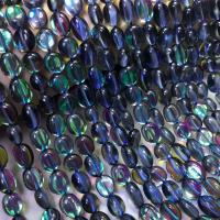 Perles de cristal ovales, Cristal autrichien, poli, DIY & normes différentes pour le choix, bleu, Vendu par Environ 15 pouce brin