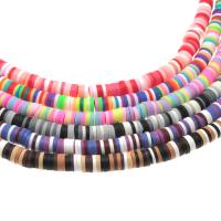 Polymer Ton Perlen , rund, unterschiedliche Farbe und Muster für die Wahl & DIY & verschiedene Größen vorhanden, keine, verkauft von Strang