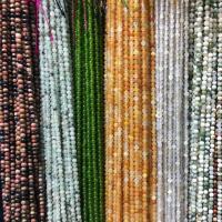 Mischedelstein Perlen, Naturstein, rund, DIY & verschiedenen Materialien für die Wahl, keine, 2mm, verkauft von Strang