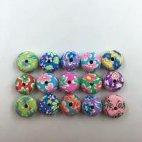 Polymer Clay Gyöngyök, DIY, Véletlen szín, 12mm, Által értékesített PC