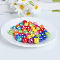 Solid Color Akryl perler, Runde, du kan DIY, flere farver til valg, 12mm, Solgt af PC