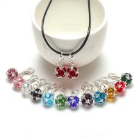Cubic Zirconia Pendant polished DIY & with rhinestone Sold By PC
