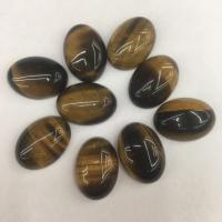 Natural Gemstone Cabochons Tiger Eye Oval polished DIY Sold By PC