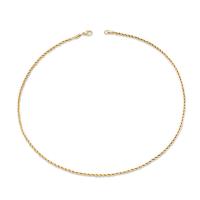 Brass Necklace Chain gold color plated Sold By Lot