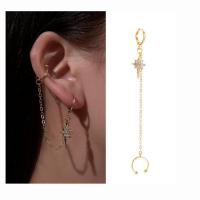 Fashion Earring Cuff and Wraps Zinc Alloy plated fashion jewelry 8cmuff0c1.5cmX1cm Sold By Pair