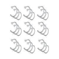 Stainless Steel Nose Piercing Jewelry, 27 pieces & fashion jewelry & different size for choice, silver color, Sold By Set