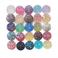 Fashion Resin Cabochons, DIY & epoxy gel, more colors for choice, 10mm, Approx 50PCs/Bag, Sold By Bag