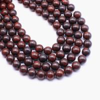Gemstone smykker perler, Chicken-Blood Stone, Runde, poleret, du kan DIY & forskellig størrelse for valg, henna, Solgt af Strand