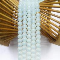 Sea Opal Beads Round polished DIY green Sold By Strand
