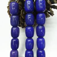 Natural Lapis Lazuli Beads, Drum, polished, DIY & different size for choice, lapis lazuli, Sold By Strand