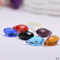Mode Glasperlen, Glas, Tropfen, DIY, keine, frei von Nickel, Blei & Kadmium, 8x12mm, 100PCs/Tasche, verkauft von Tasche