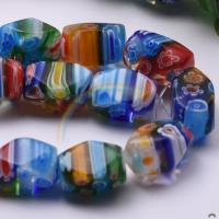 Millefiori Lampwork Beads DIY Random Color nickel lead & cadmium free 18mm Sold By Strand