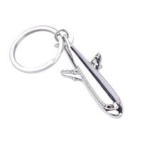 Tibetan Style Key Clasp, portable & Unisex, silver color, Sold By PC