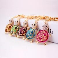 Bag Purse Charms Keyrings Keychains Zinc Alloy with Rhinestone portable & Unisex 11.9CM Sold By PC