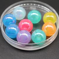 Acrylic Jewelry Beads, Round, DIY & different size for choice, more colors for choice, Hole:Approx 2mm, 500G/Bag, Sold By Bag