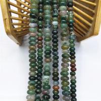 Natural Indian Agate Beads, Abacus, polished, DIY & different size for choice, Sold By Strand
