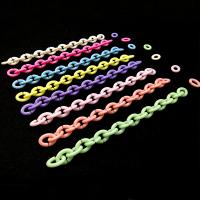 Ακρυλικό Η σύνδεση Ring, DIY, μικτά χρώματα, 11x16mm, 1000PCs/τσάντα, Sold Με τσάντα