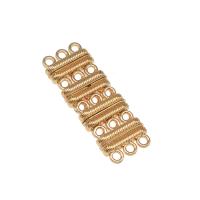 Zinc Alloy Magnetic Clasp plated DIY golden 16*19*7mm Sold By Bag
