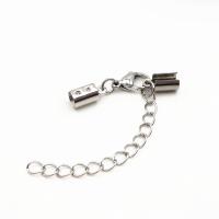 Stainless Steel Extender Chain, plated, durable & DIY & different size for choice, 100Sets/Bag, Sold By Bag