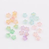 Lampwork Hair Accessories DIY Findings, Star, plated, more colors for choice, 8mm, 100PCs/Bag, Sold By Bag