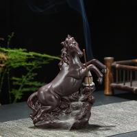 Backflow Incense Burner, Porcelain, plated, for home and office & durable, more colors for choice, 140x160x165mm, Sold By PC