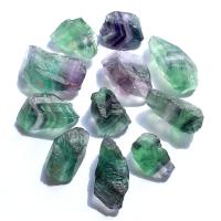 Natural Fluorite Pendant, irregular, no hole, mixed colors, 3-5mm, Approx 100G/Bag, Sold By Bag