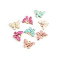Zinc Alloy Pendants Butterfly plated fashion jewelry & for woman nickel lead & cadmium free Sold By Bag