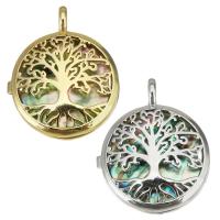 Brass Jewelry Pendants Round plated fashion jewelry & DIY & for woman nickel lead & cadmium free Approx 4.5mm Sold By Lot