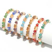Bracelets Murano, chalumeau, beignet, différentes couleurs et motifs pour le choix & bijoux de mode & DIY, plus de couleurs à choisir, 8*11*5*7mm, Vendu par brin