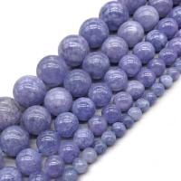 Lavendel Perle, rund, DIY & verschiedene Größen vorhanden & stumpfmatt & satiniert, violett, verkauft von Strang